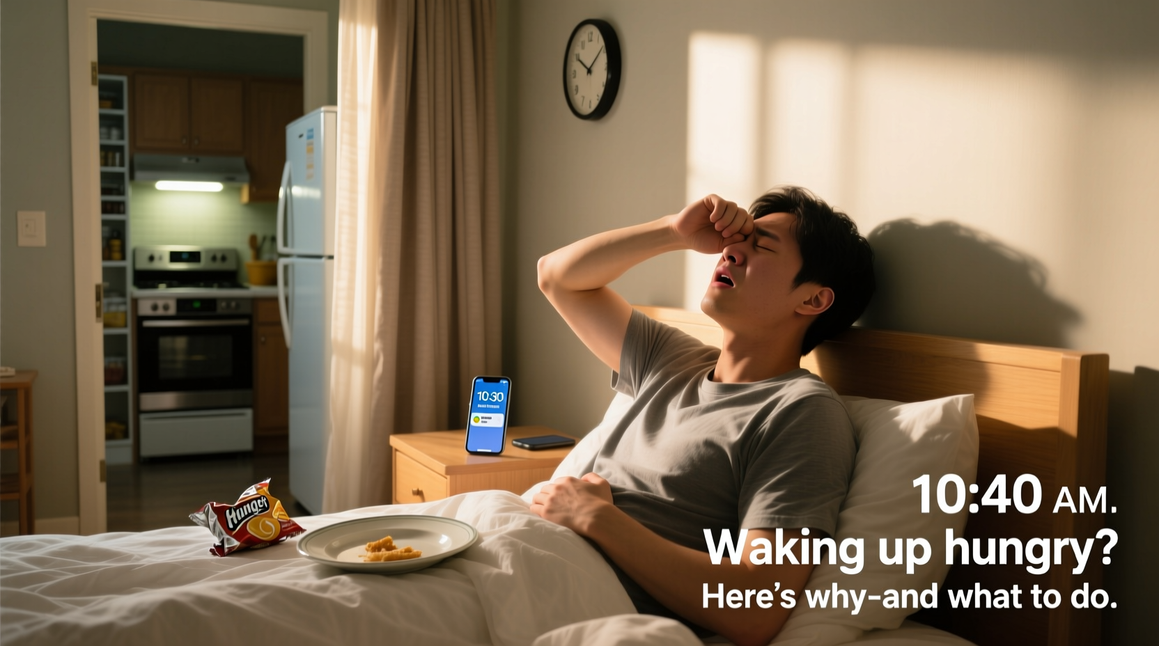 waking up hungry reasons for morning hunger what to do