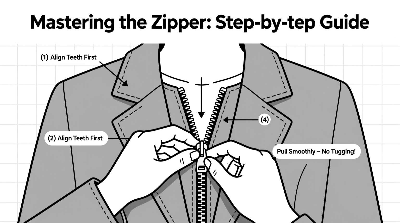 mastering how to put on a zipper step by step tips for seamsters and beginners