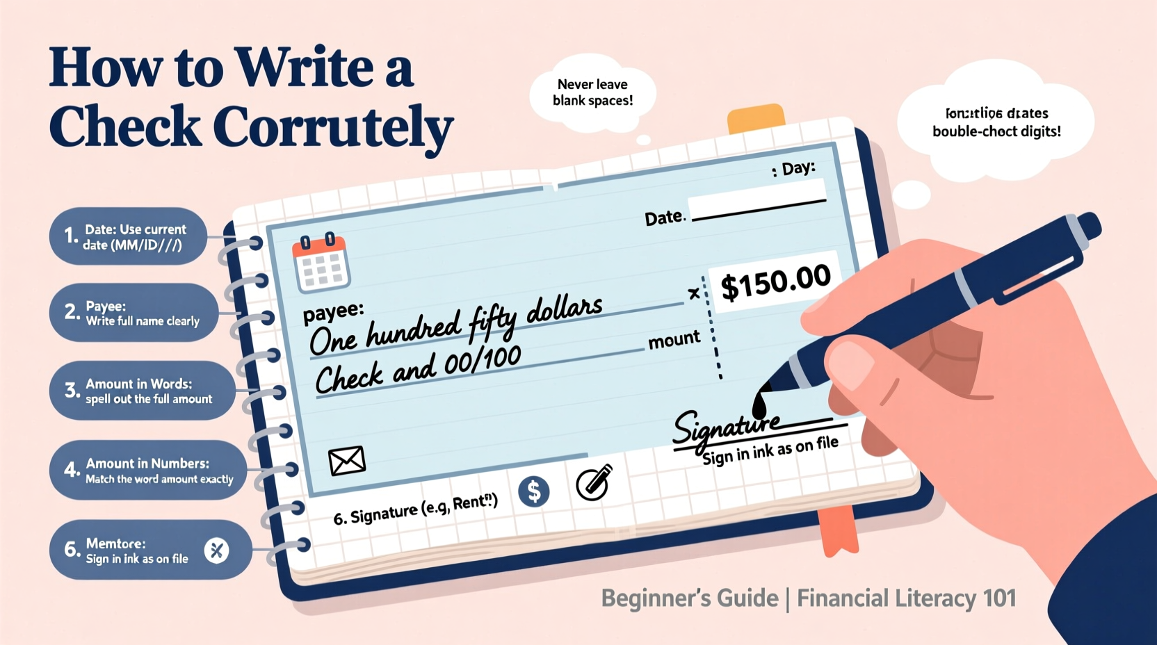 Mastering How To Write A Check Accurately A Complete Guide For Beginners