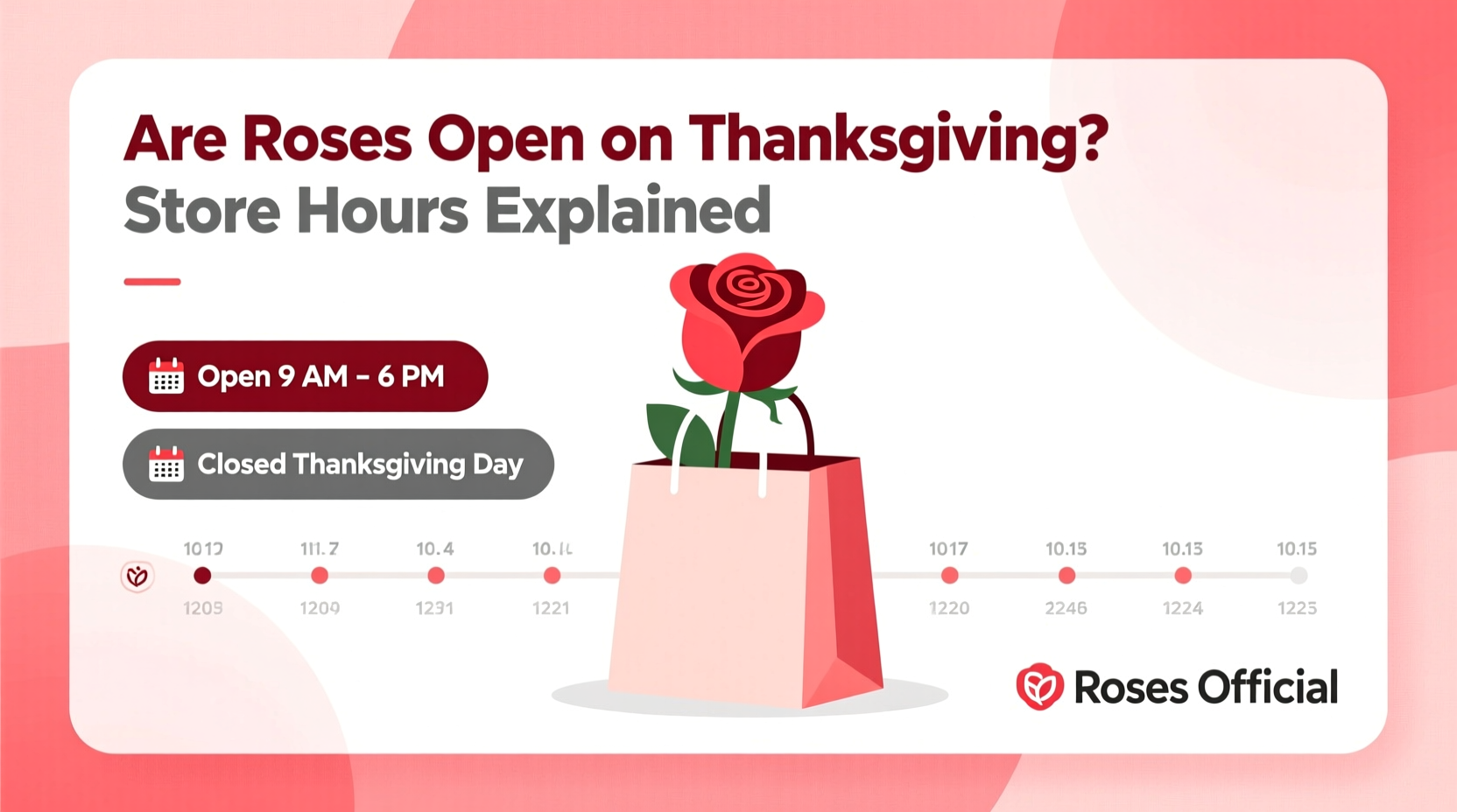is roses open on thanksgiving