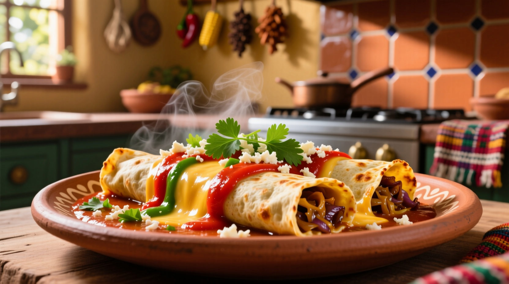 Cheese and Onion Enchiladas: Quick Vegetarian Recipe