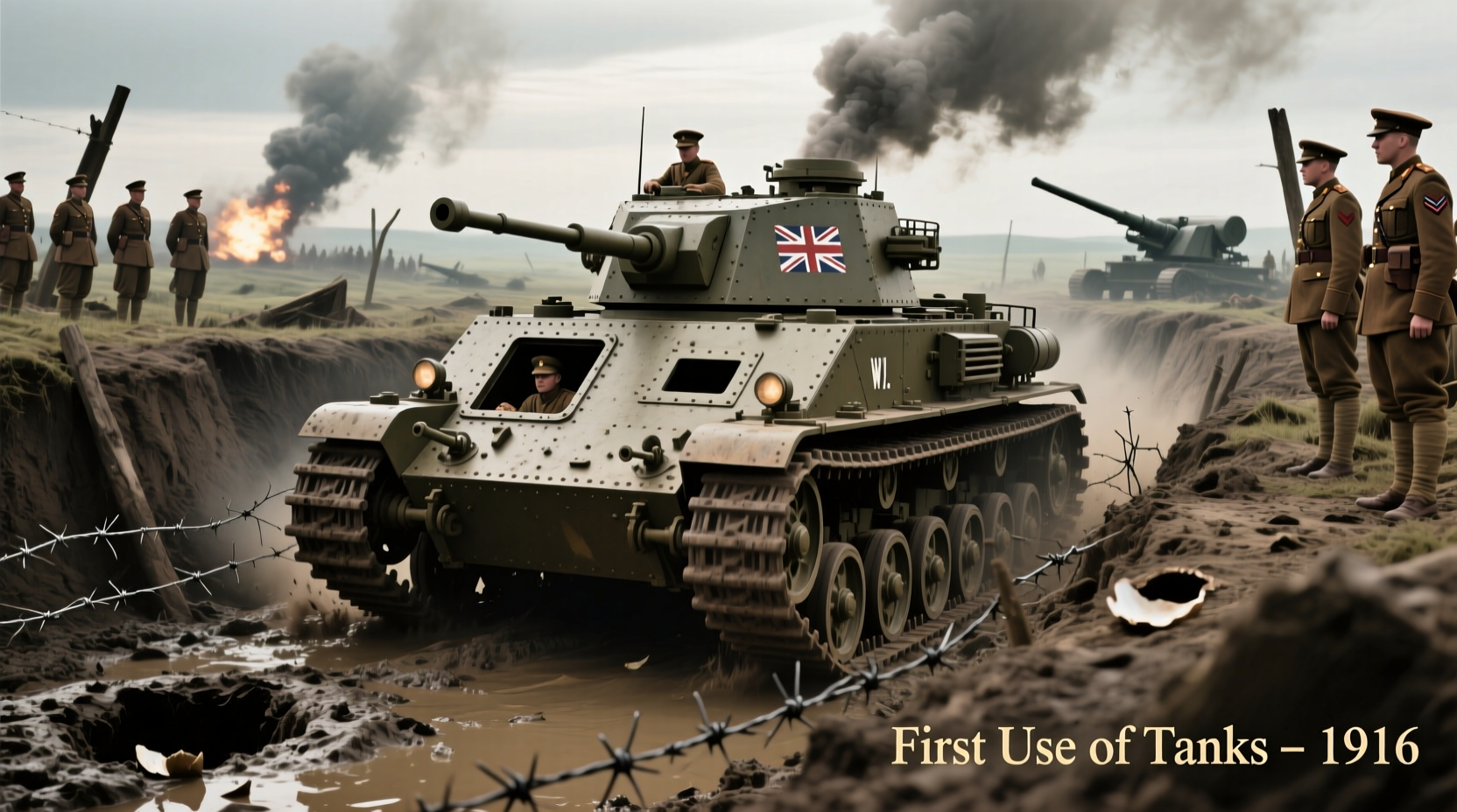 why were tanks used in ww1 origins purpose explained