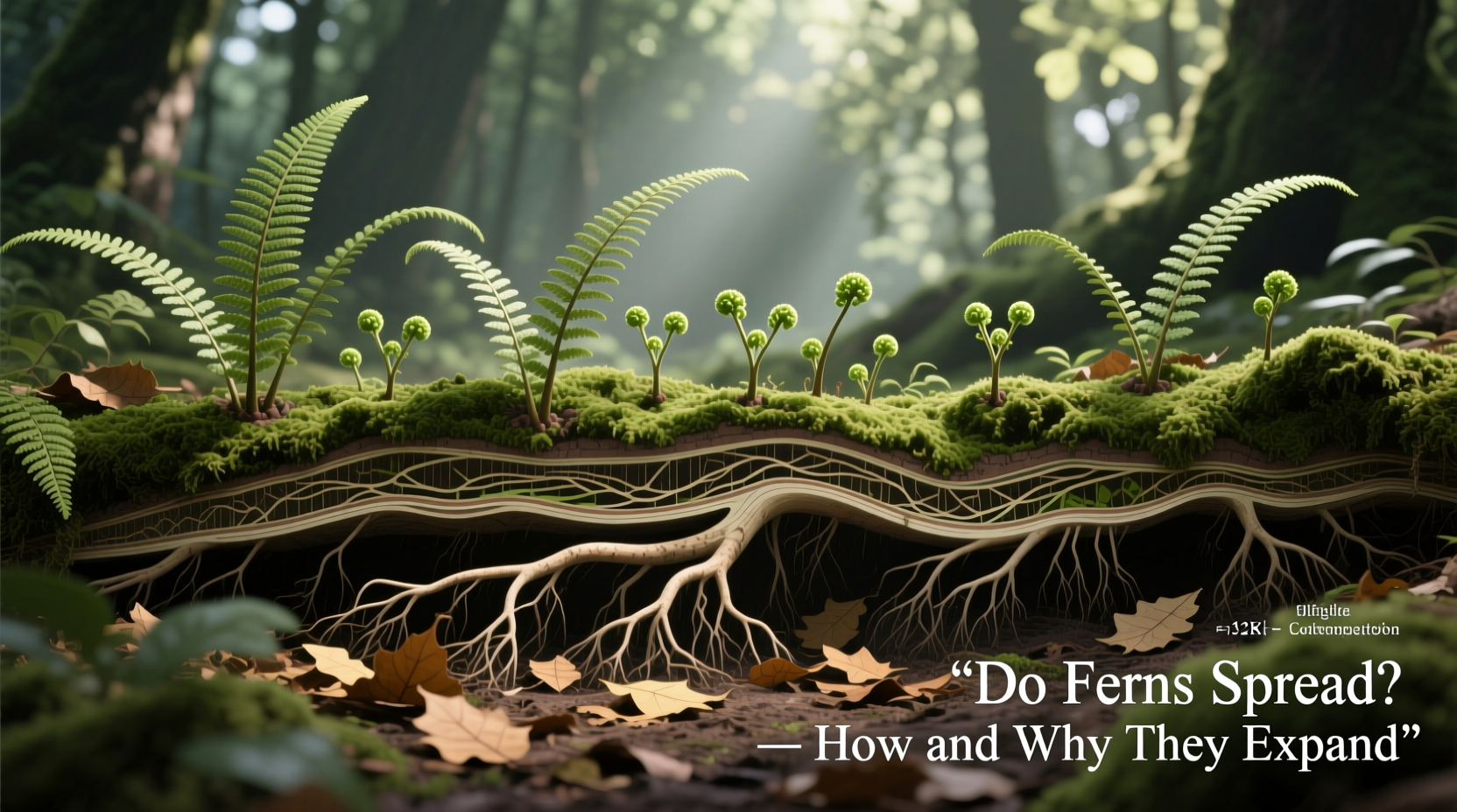 do ferns spread