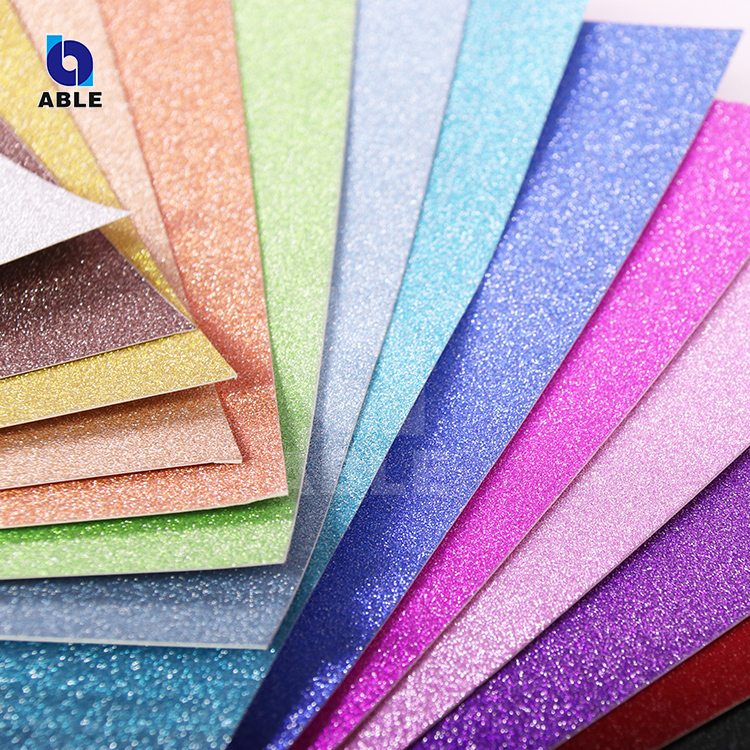 cardstock paper wholesale scrapbook glitter paper