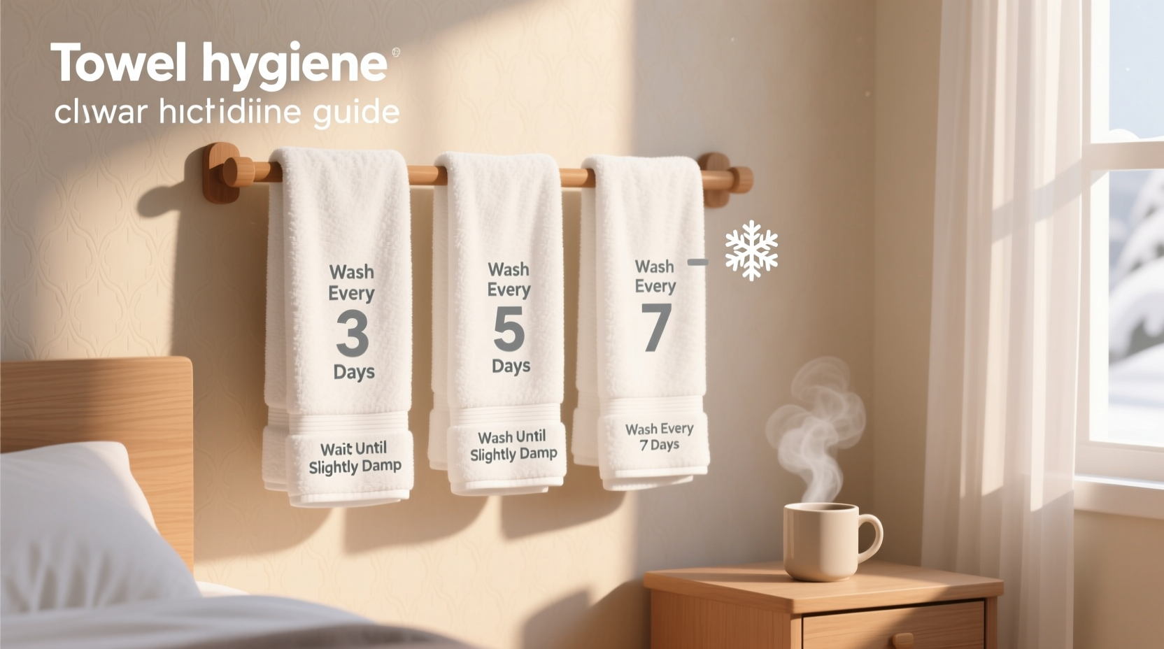 how often should you wash towels in winter