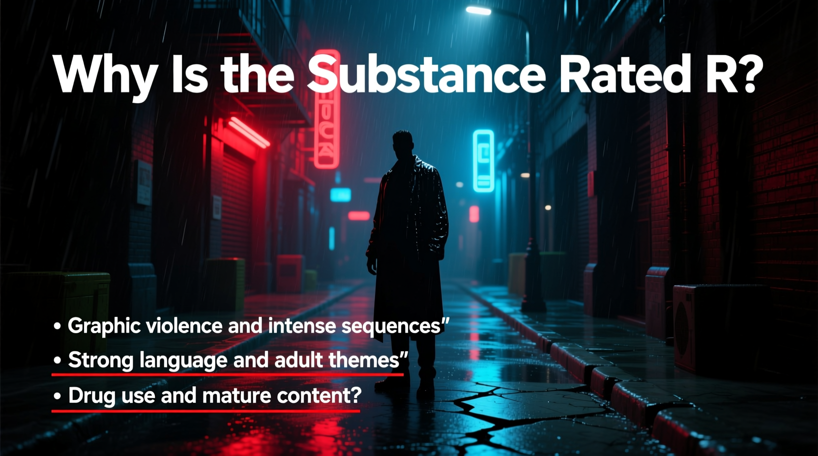 why is the substance rated r movie rating explained