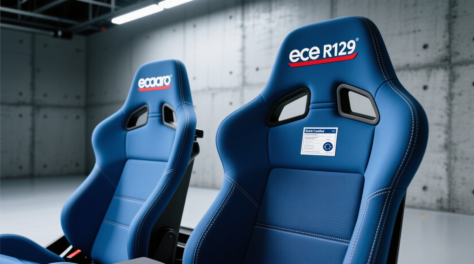 recaro blue seats eu legality