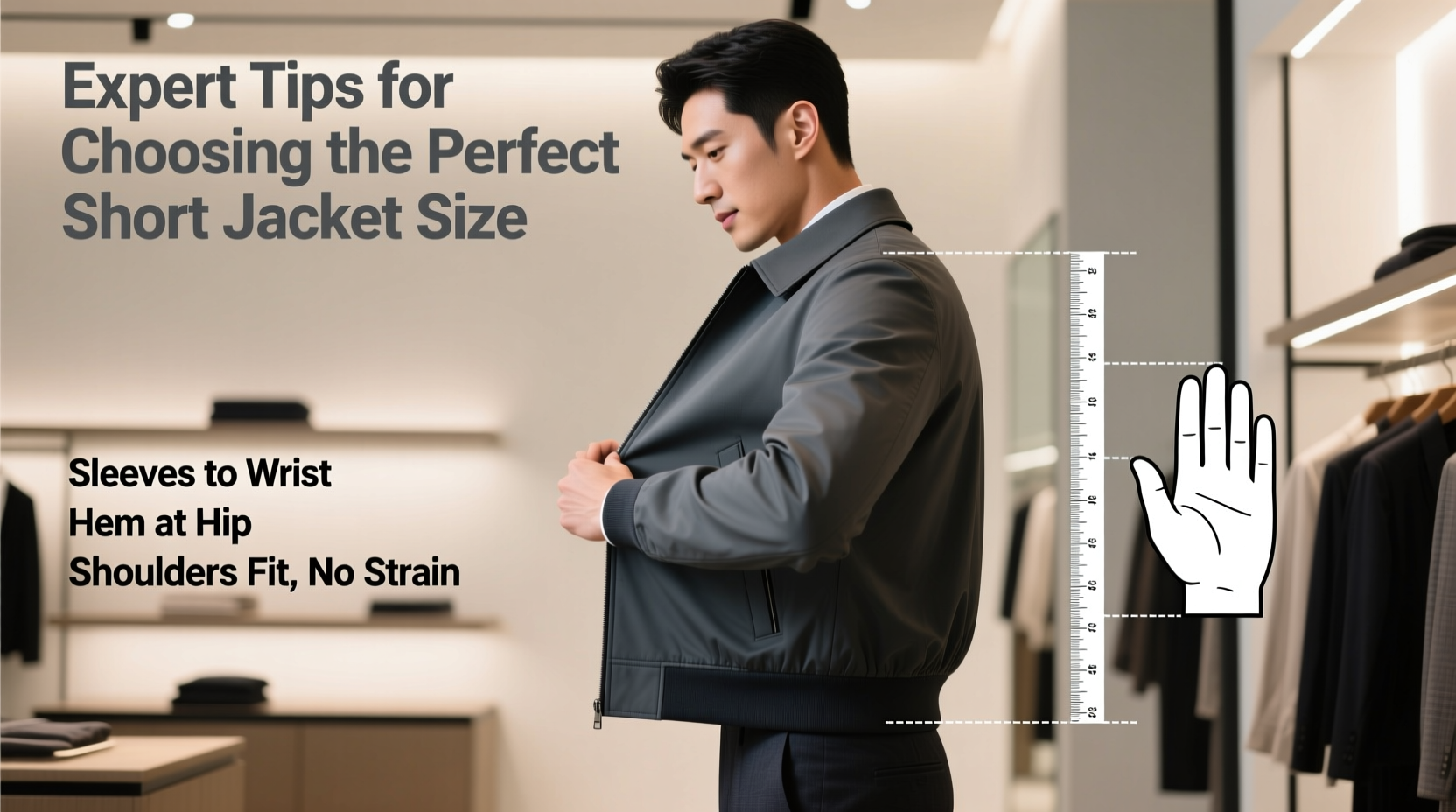 expert tips for choosing the perfect short jacket size when shopping online