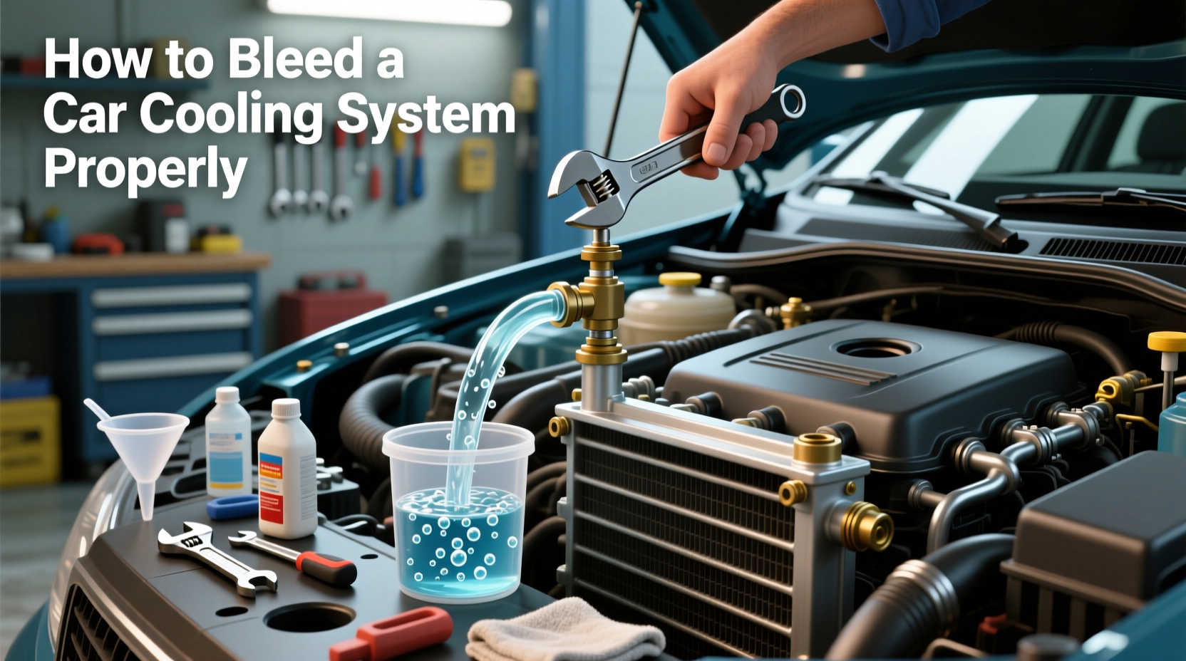 how to bleed a car cooling system