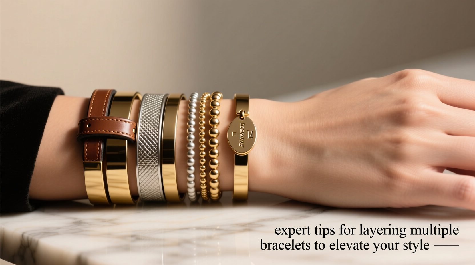 expert tips for layering multiple bracelets to elevate your style