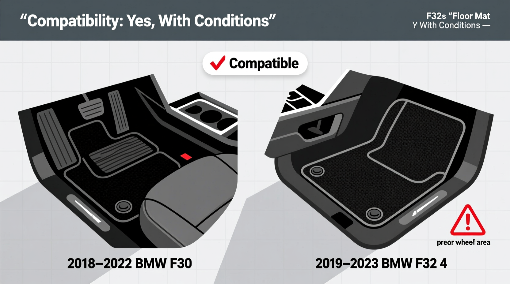 f30 vs f32 mat compatibility