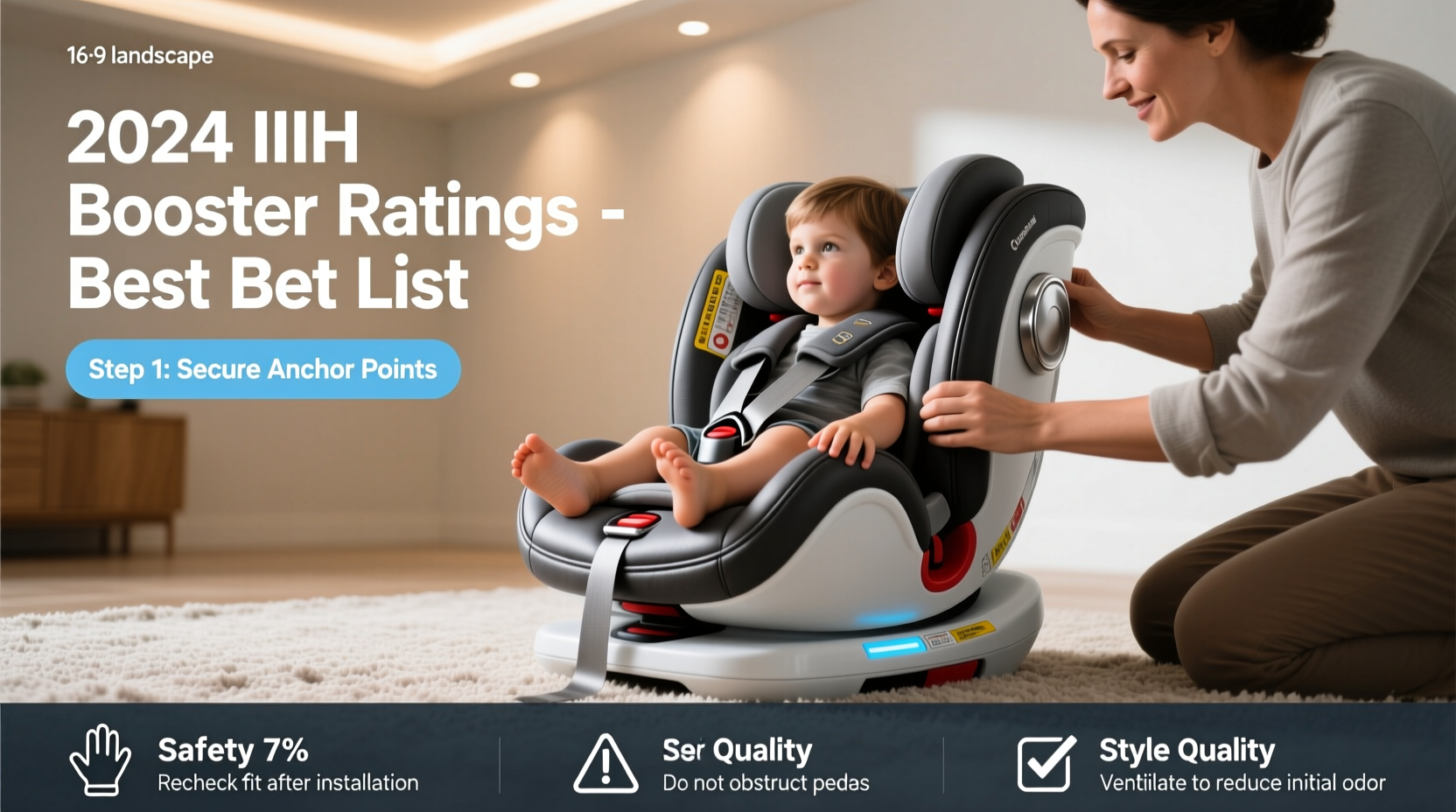 iihs booster seat ratings 2024 best bet list