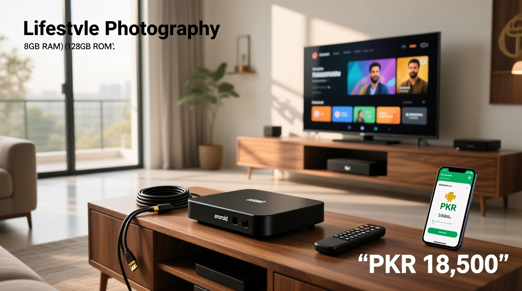android tv box 8gb ram 128gb rom price in pakistan (2024)