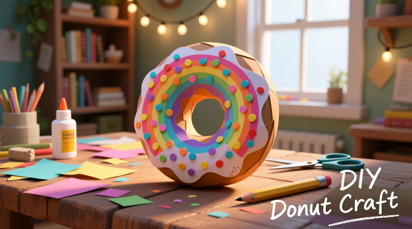 Donut Craft: 7 Easy DIY Projects with Free Templates