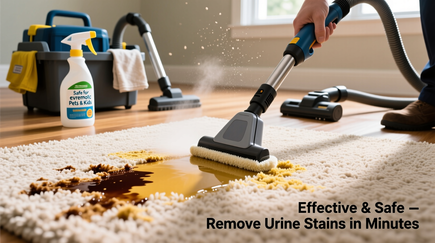 effective methods to remove urine stains and odors from carpet quickly and safely
