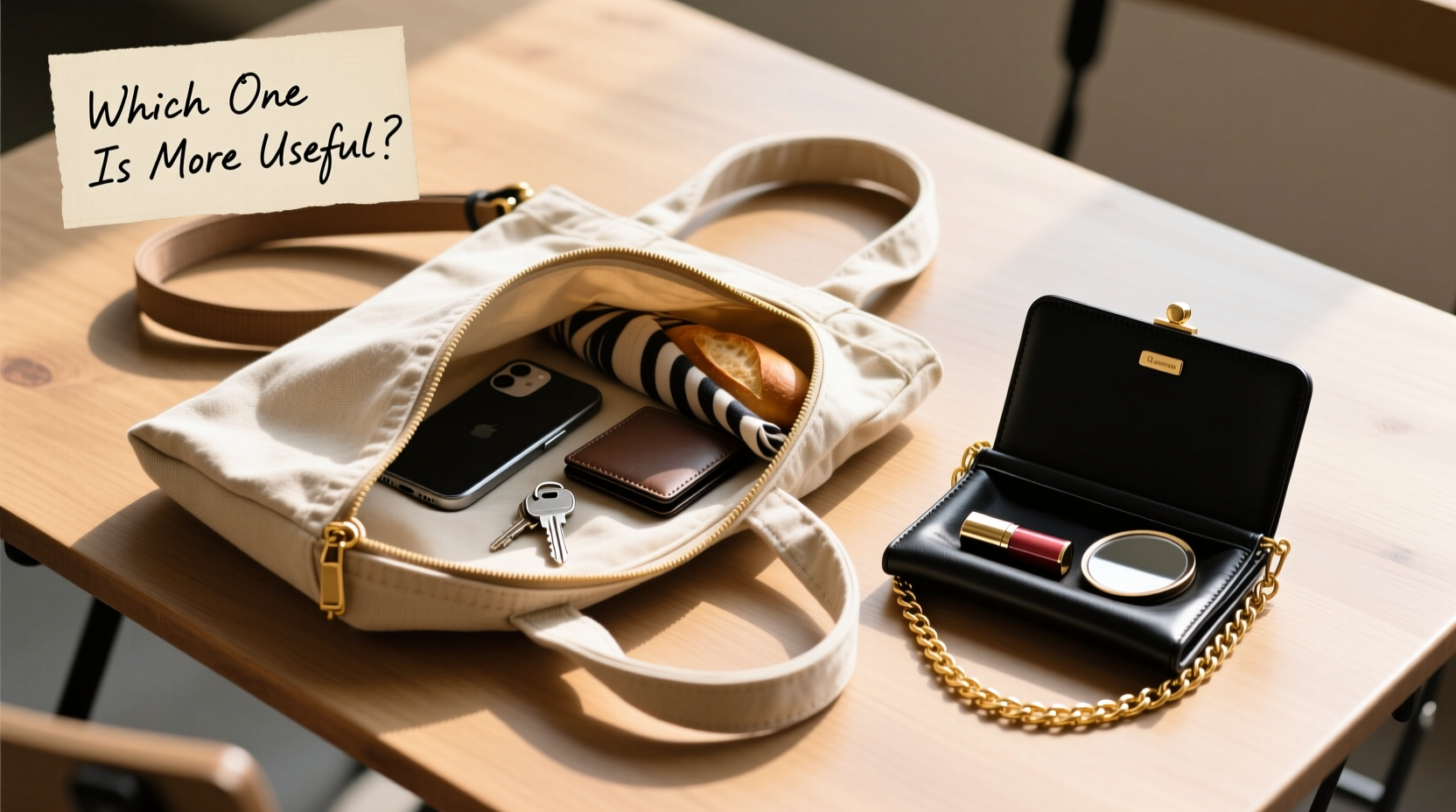 baguette bag or clutch which one is actually more useful