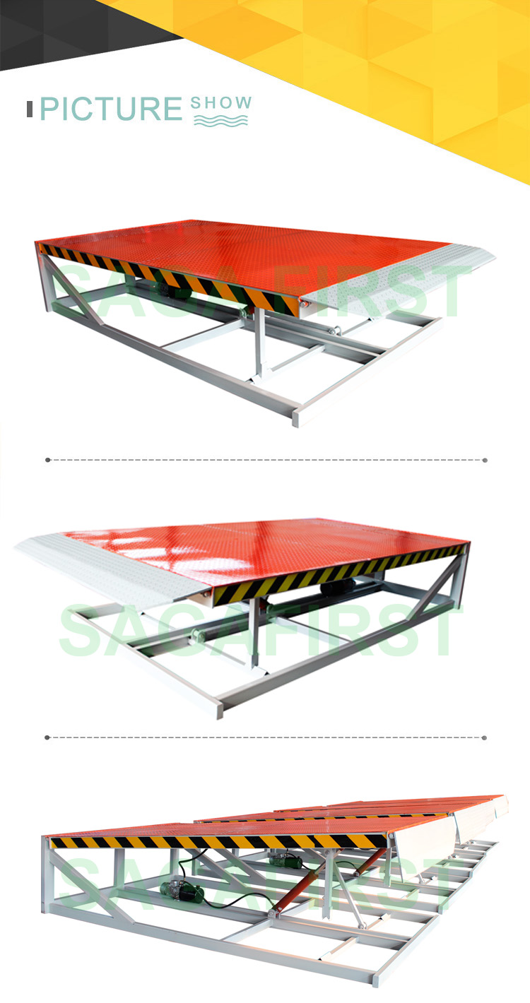 China CE Approved Hydraulic Loading Dock Ramp With Cargo Platform