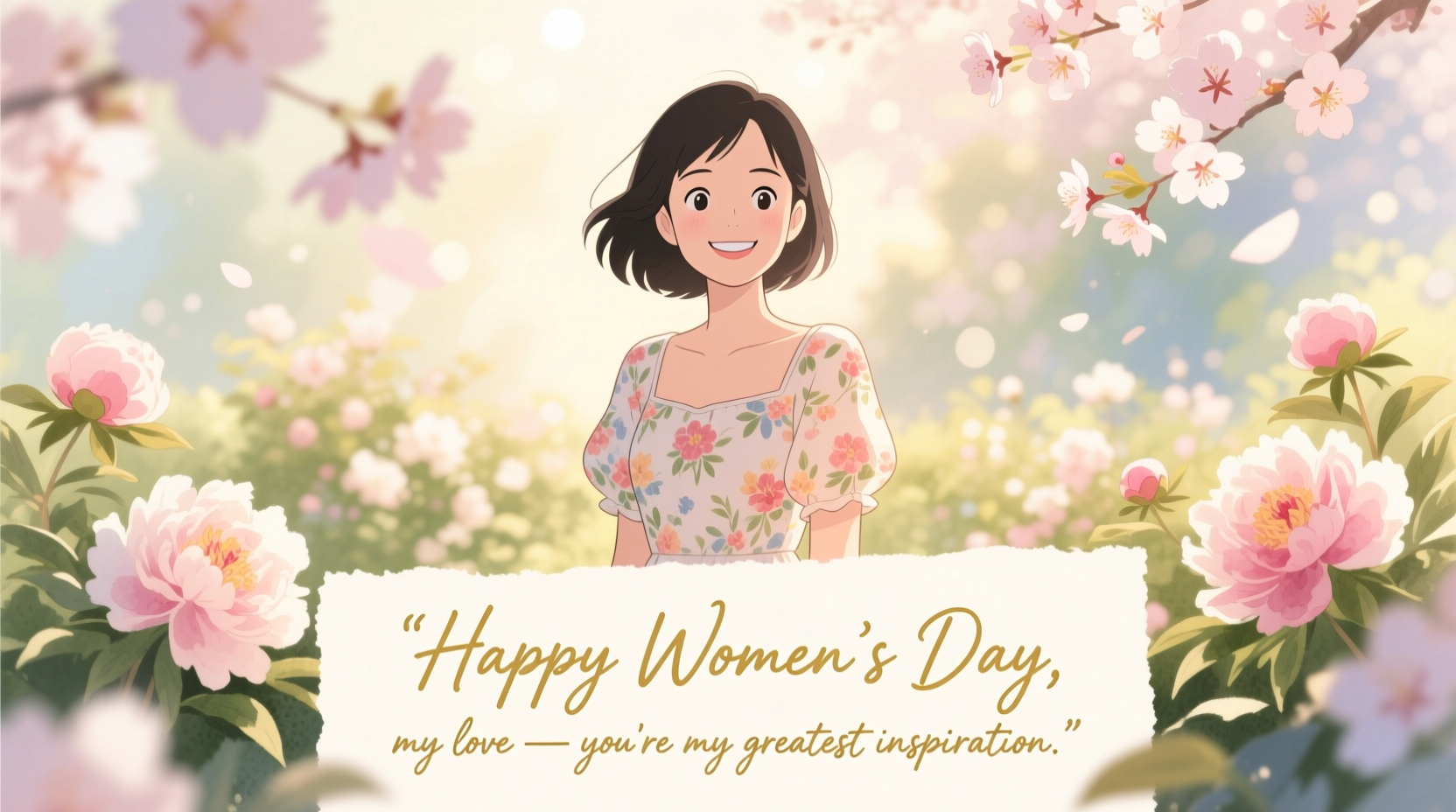 womens day message to girlfriend