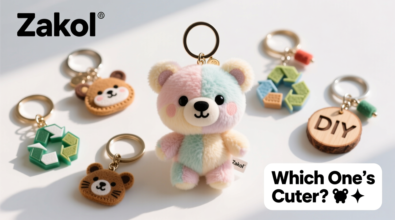 zakol bear keychain vs diy keychains which ones cuter and easier to sell