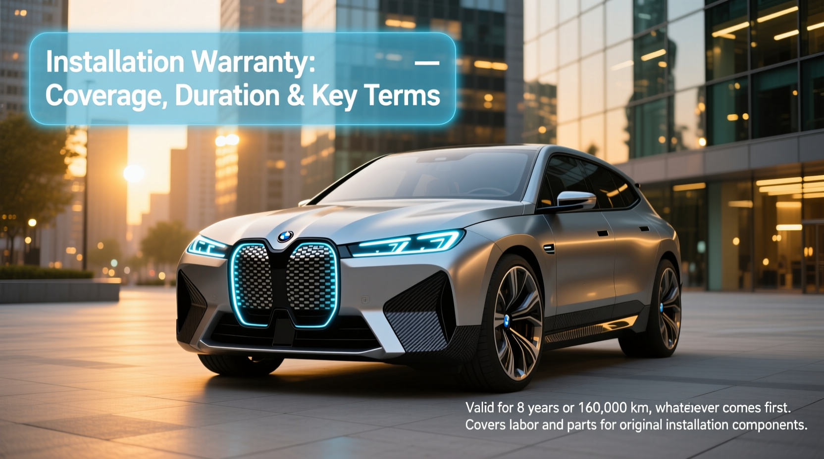 bmw ix 2025 install warranty