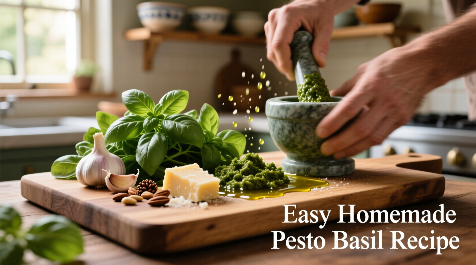 how to make pesto basil