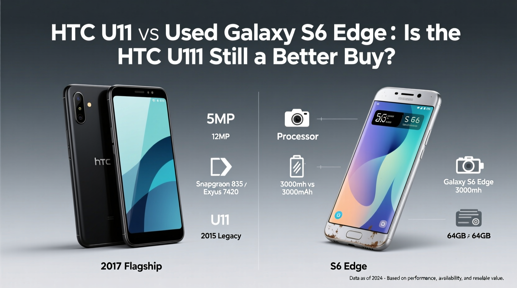 is the htc u11 still a better buy than a used galaxy s6 edge