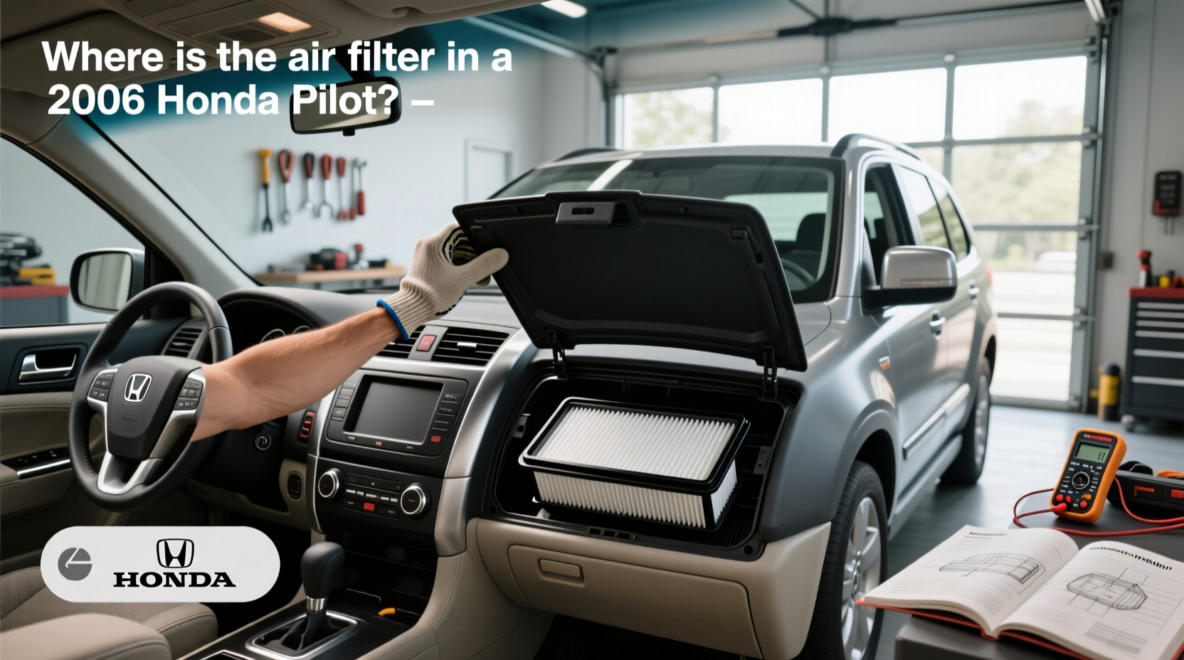 2006 honda pilot cabin air filter location replacement guide