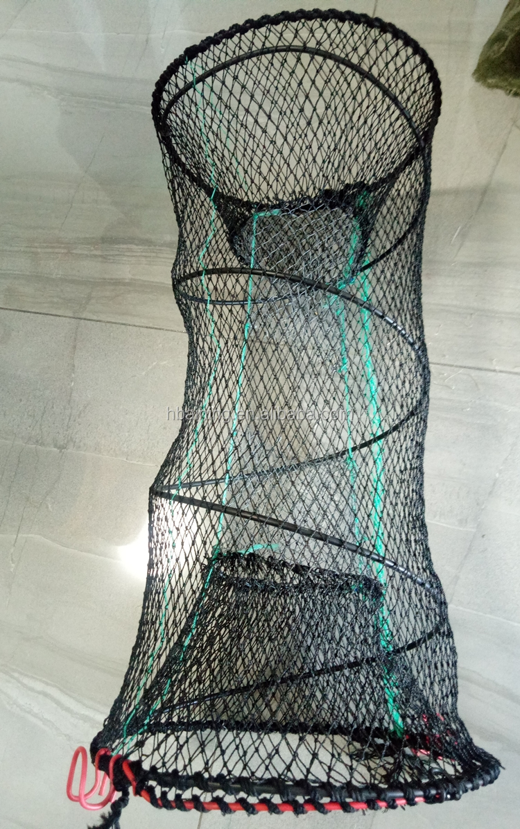 Pieghevole TORCIA Trappola per esche Cast Dip Rete Gabbia Pieghevole TORCIA Trappola per esche Cast Dip Rete Gabbia