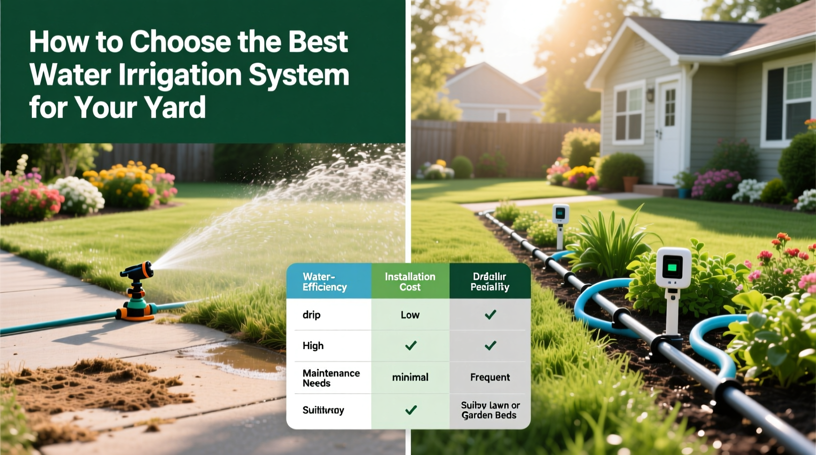 How to Select a Water-Efficient Irrigation System for Your Plants: Ultimate Guide