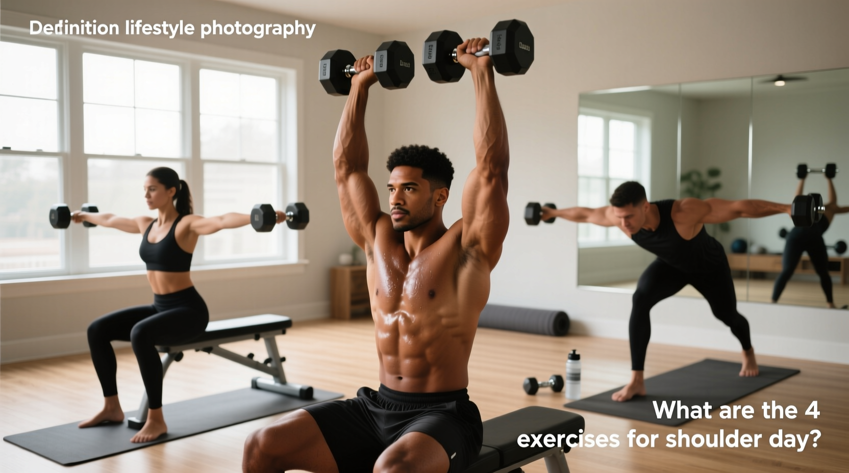 4 dumbbell shoulder exercises at home