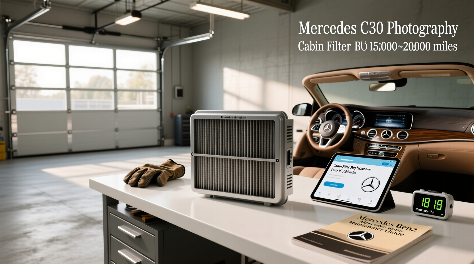 Cabin Air Filter Replacement Guide for Mercedes C300
