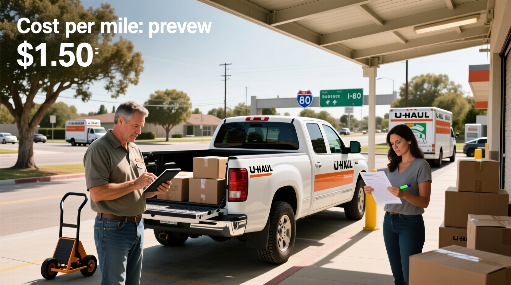 U-Haul Pickup Truck Rental Cost Per Mile Guide