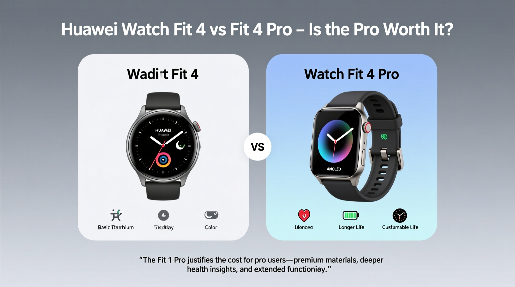huawei watch fit 4 vs fit 4 pro is the pro version really worth the extra money