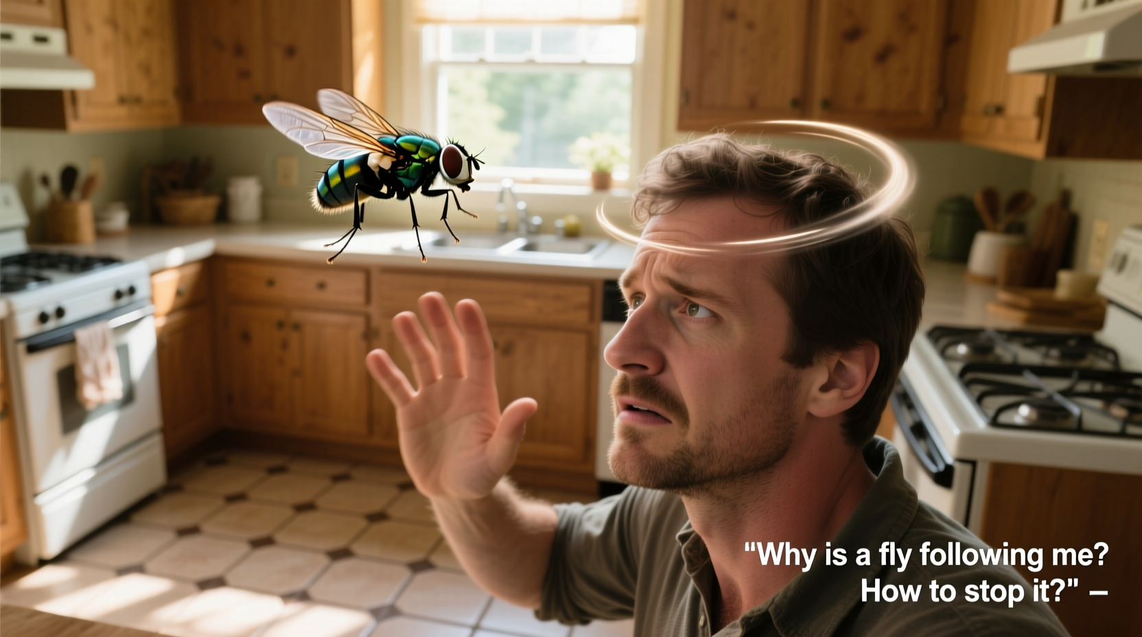why is a fly following me reasons how to stop it