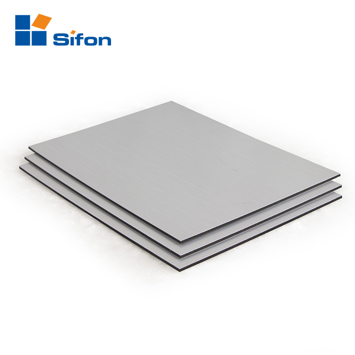 Auland ACM material class fireproof brushed aluminum composite panel