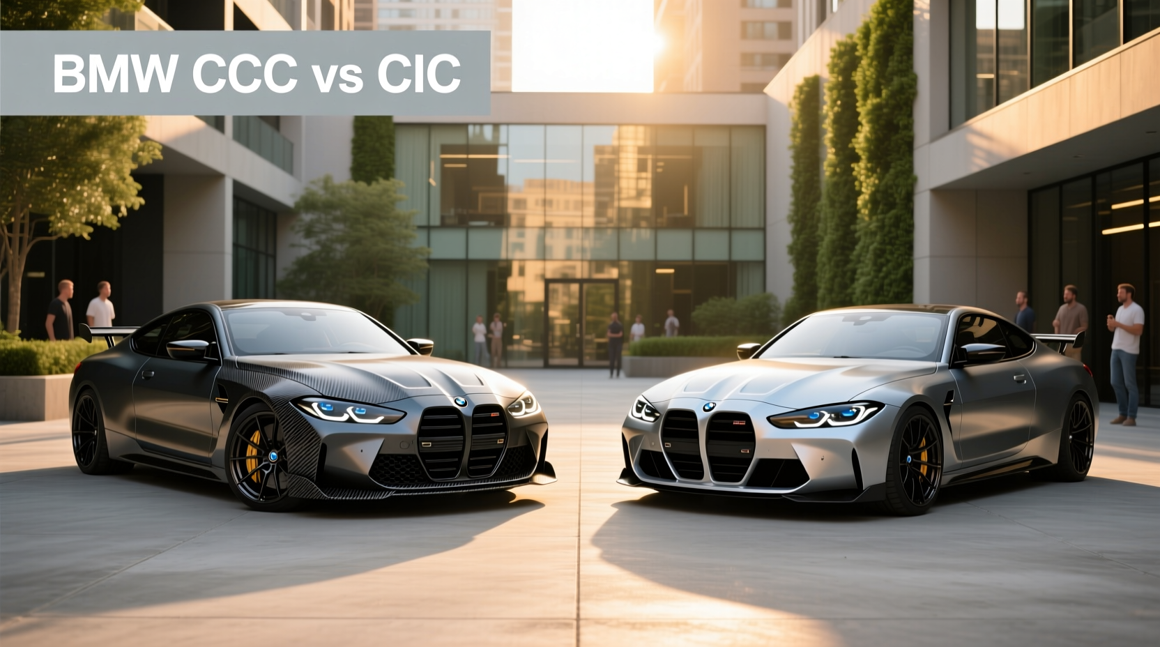 What is the difference between BMW CCC and CIC systems?