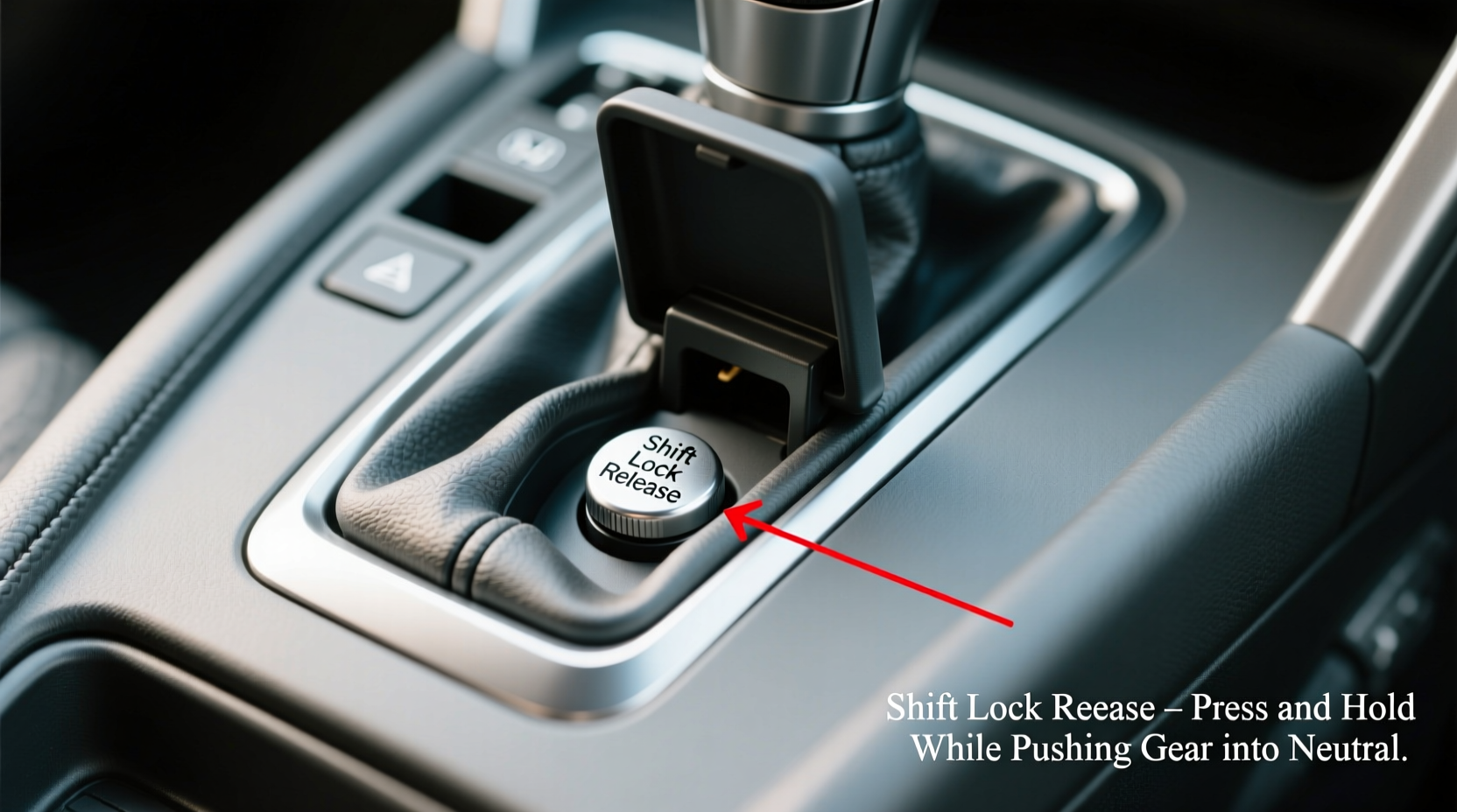 honda civic shift lock release