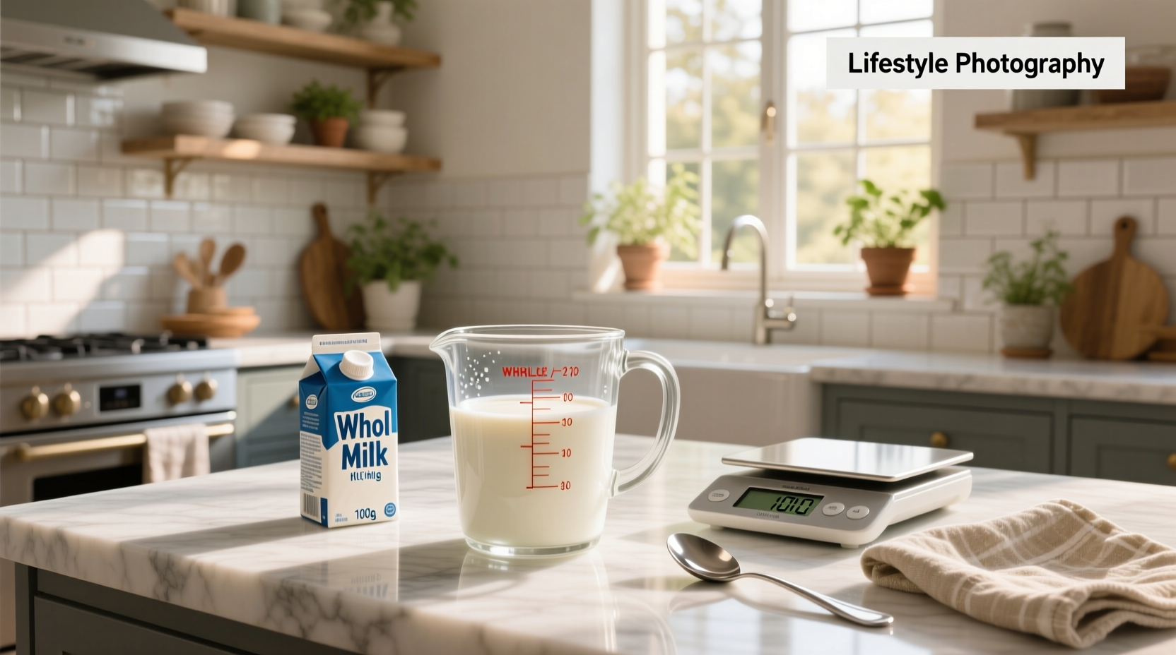 100g milk to cups conversion