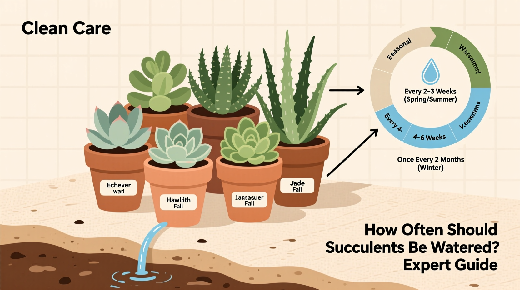 how often should succulents be watered