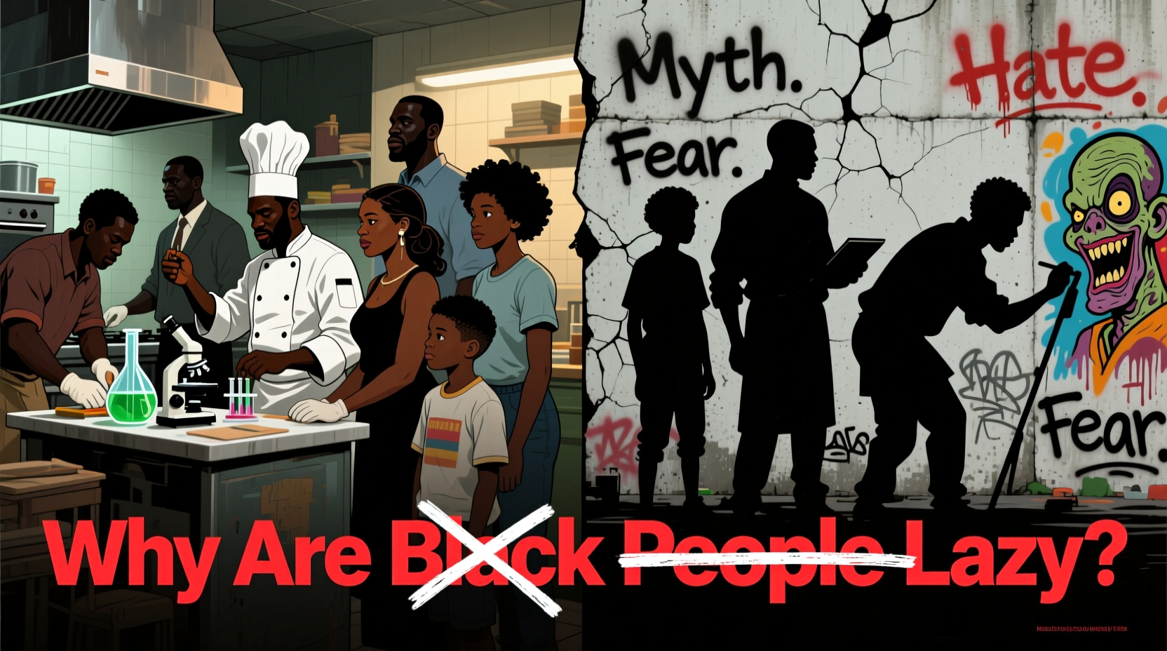 addressing the harmful stereotype why are black people lazy