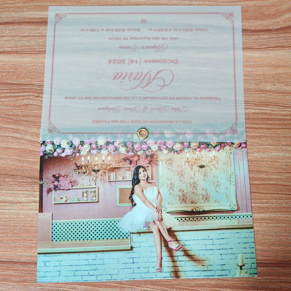 pink party invitations