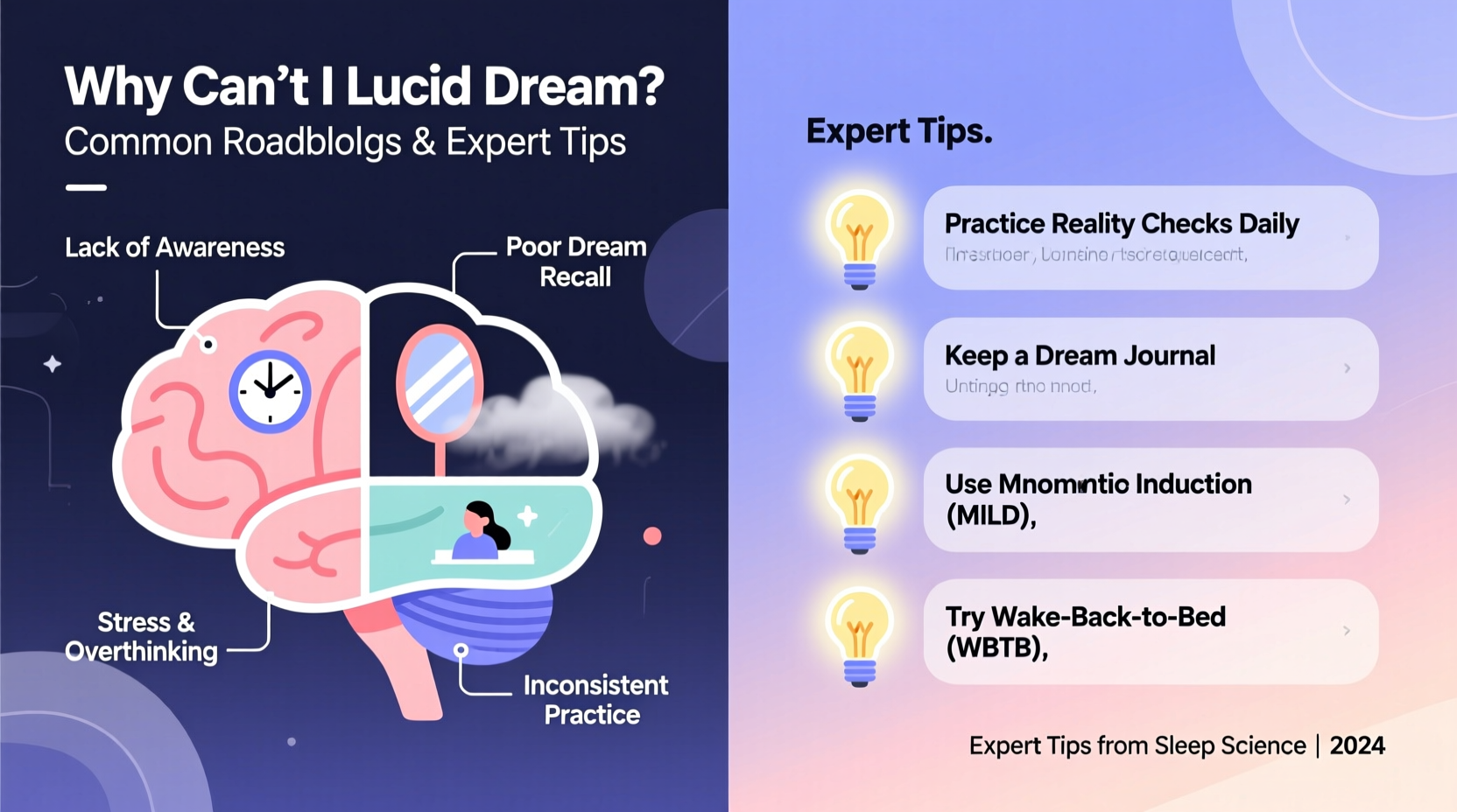 why cant i lucid dream common roadblocks expert tips