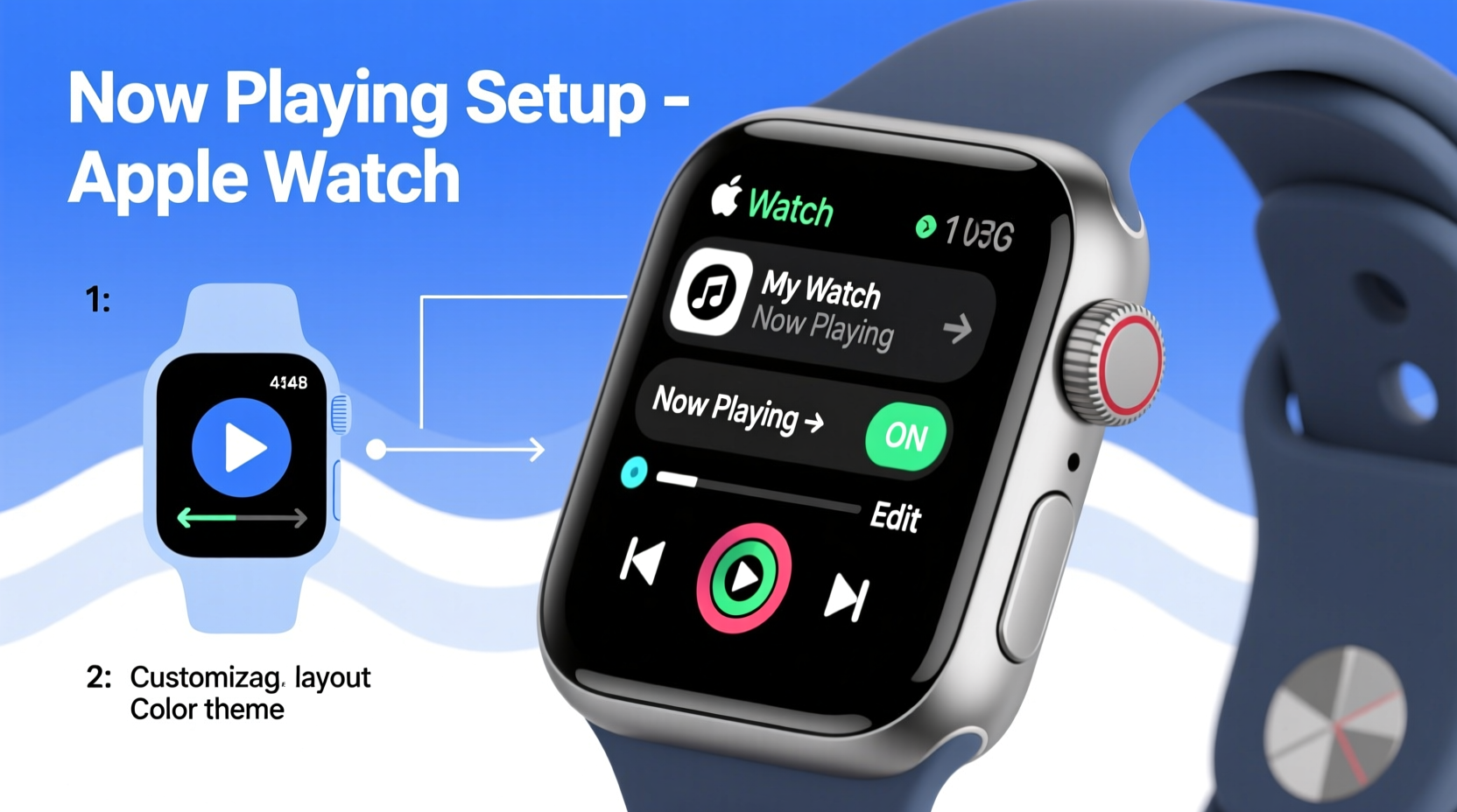 how to enable and customize now playing on your apple watch for seamless music control