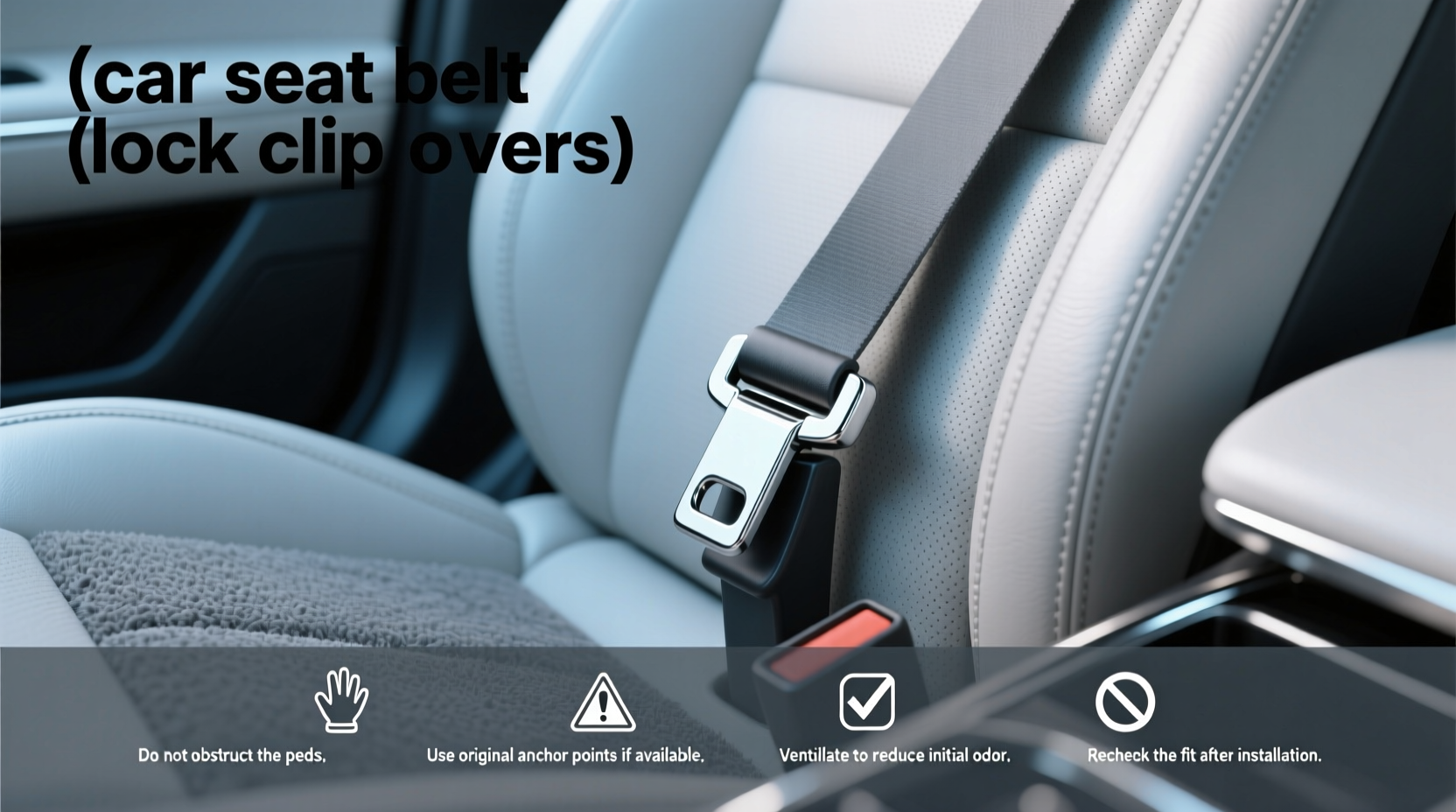 How to Choose Car Seat Belt Lock Clip Covers: Buying Guide