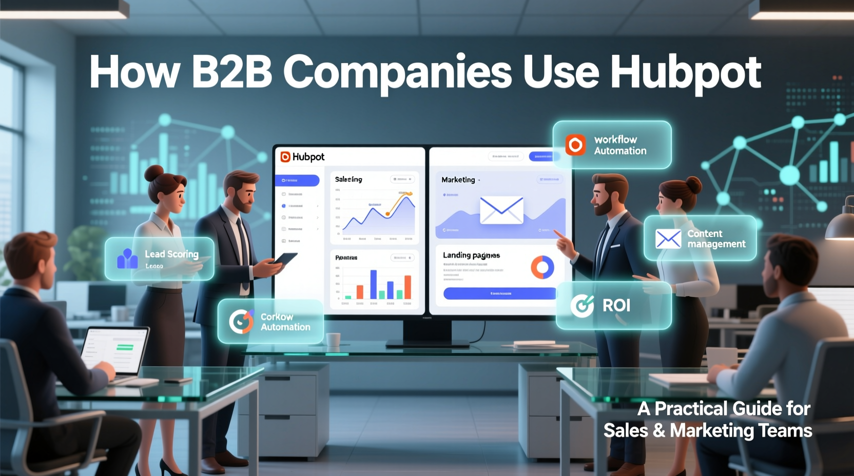 how b2b companies use hubspot