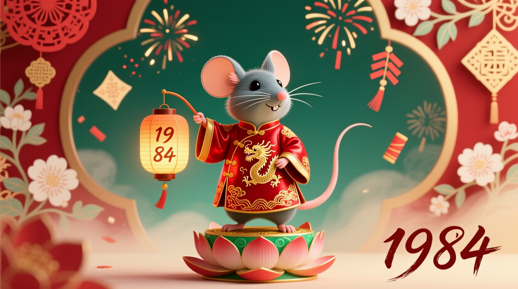 what animal is 1984 in chinese new year