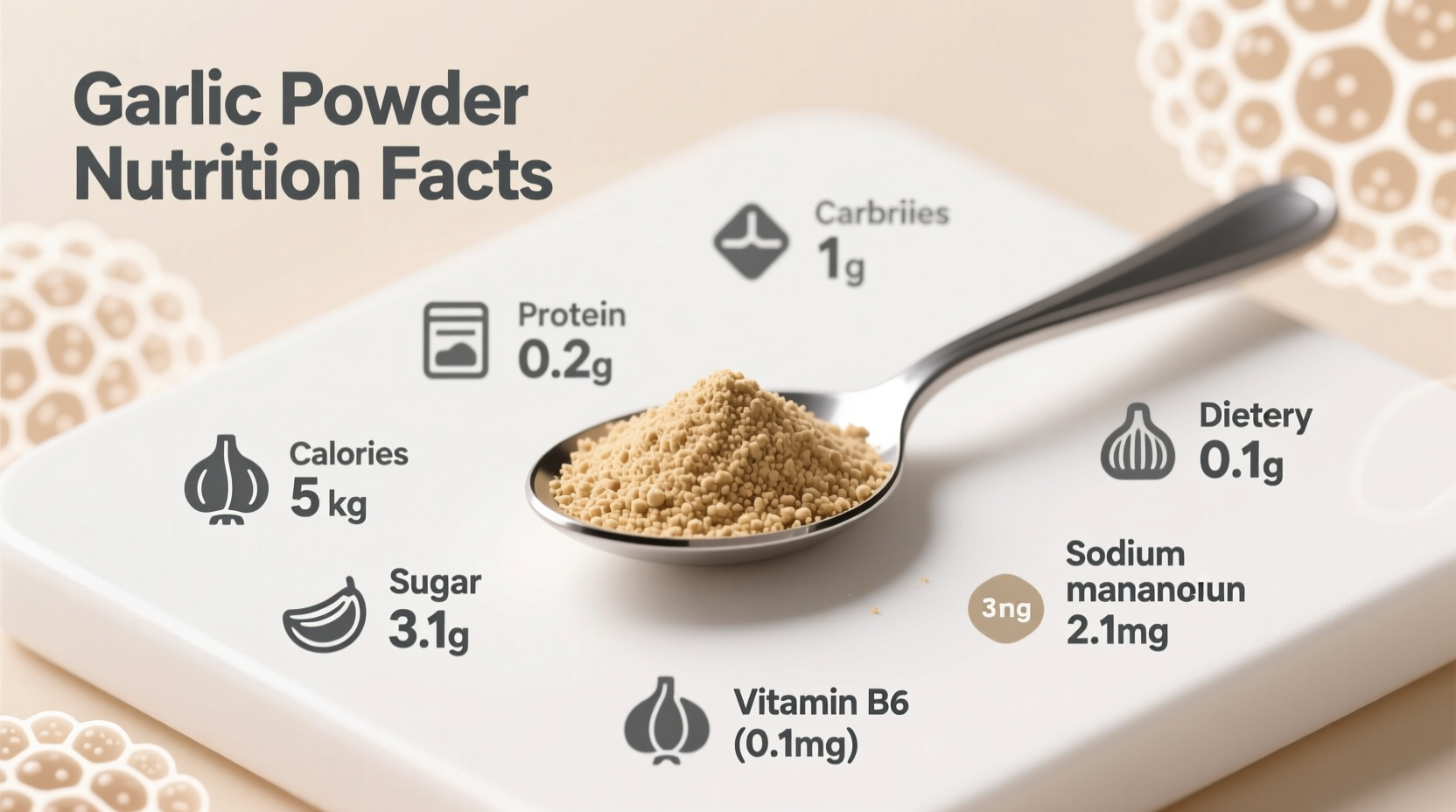 nutrition of garlic powder