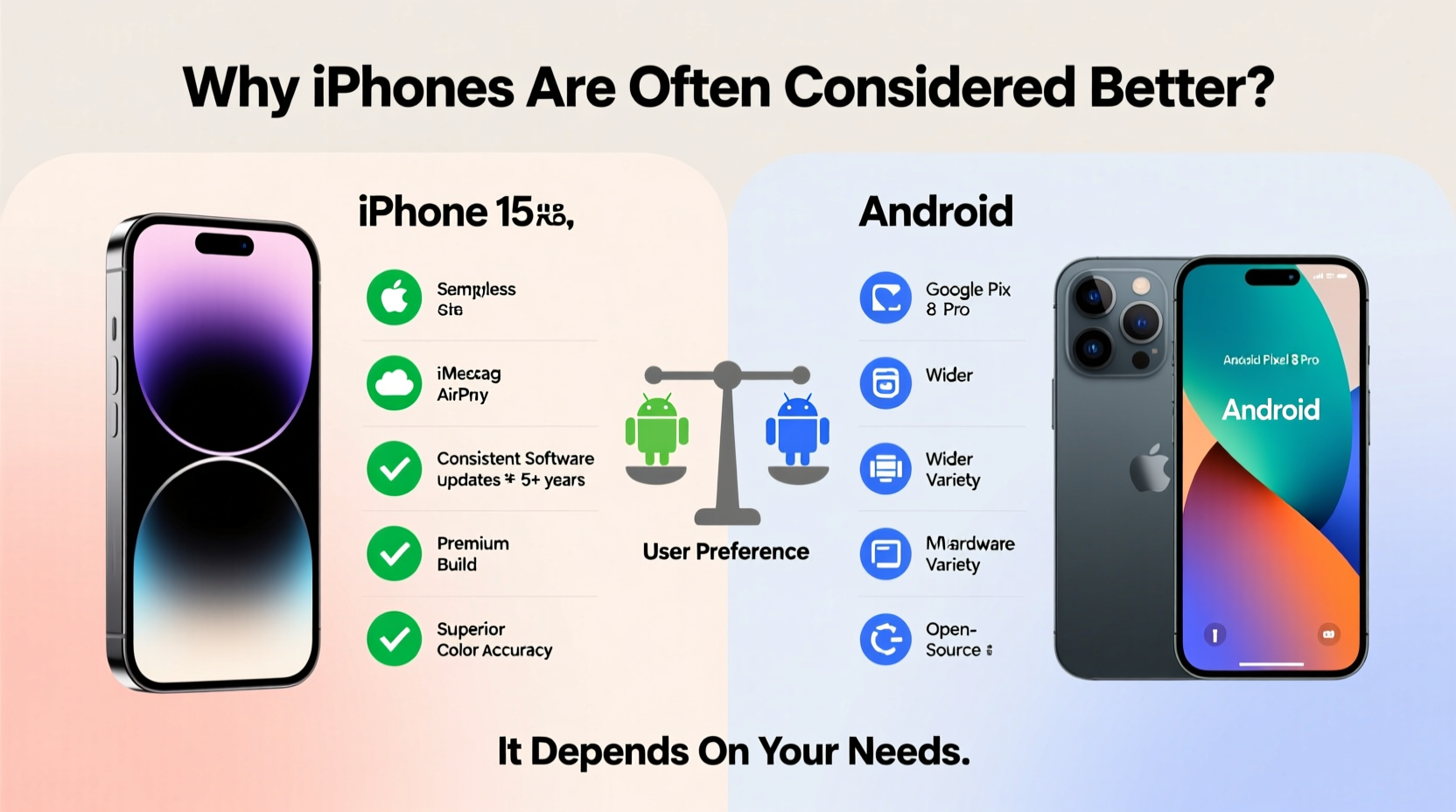 iphone vs android why iphones are considered better or are they