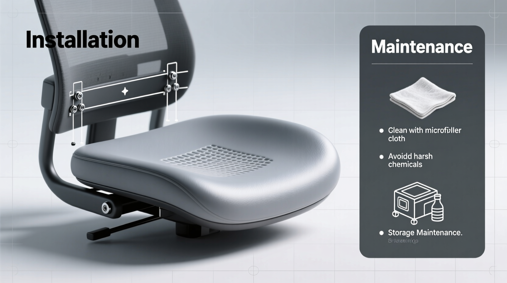 clean gel cushion seat guide