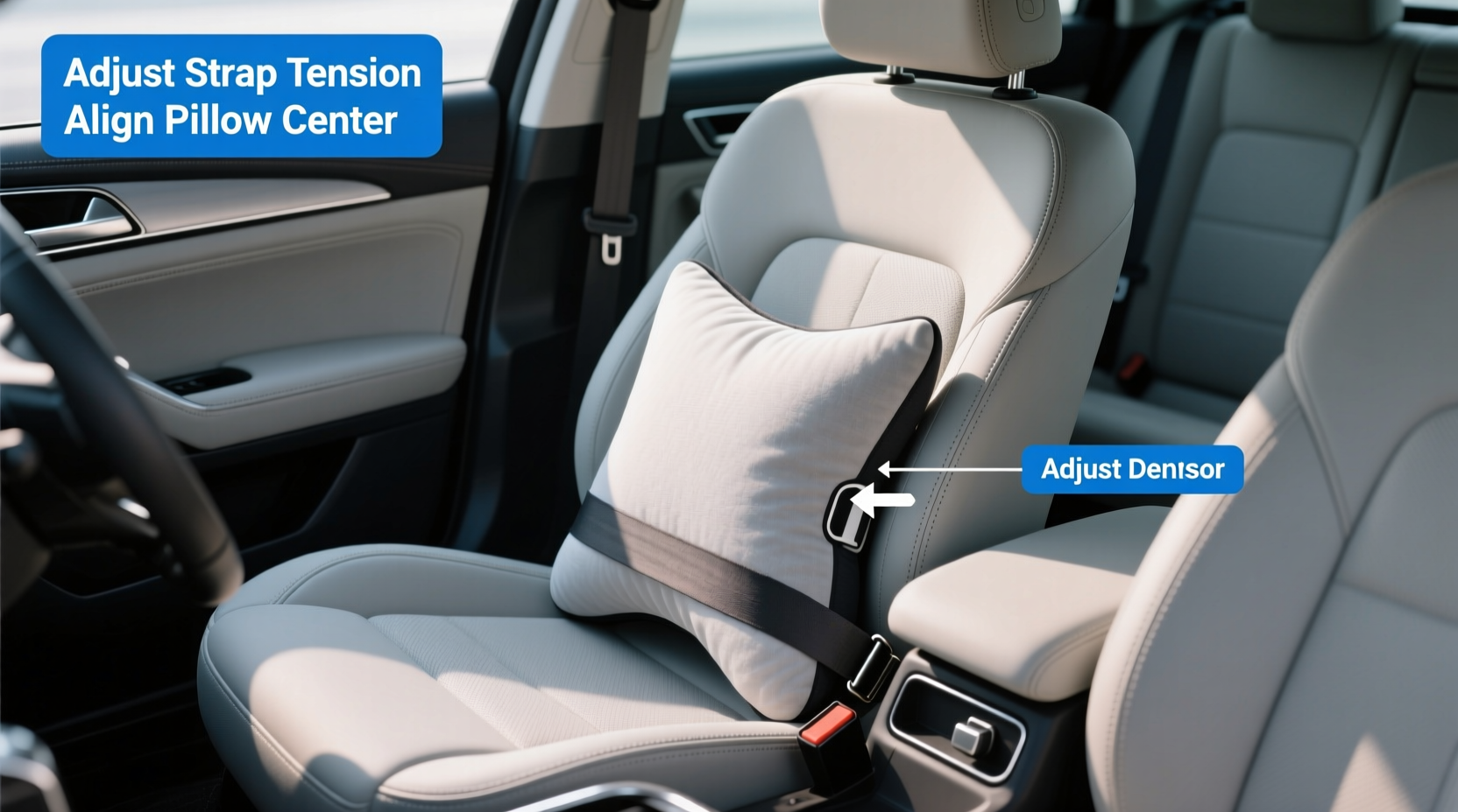 install car seat pillow bucket seat